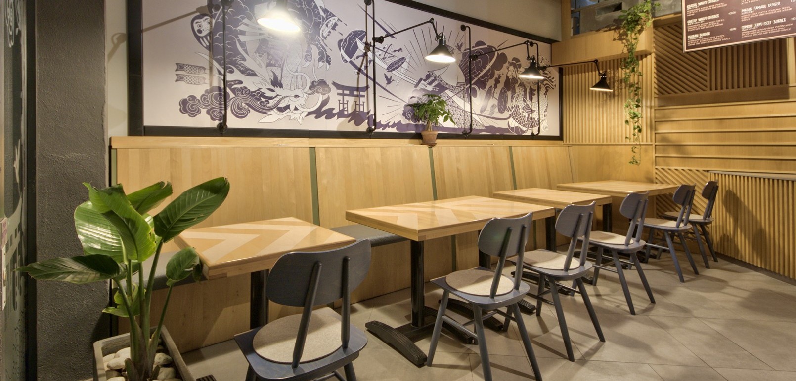 Ichiban Japanese Burgers restaurant at The Preluna Hotel in Sliema