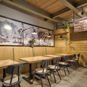 Ichiban Japanese Burgers restaurant at The Preluna Hotel in Sliema
