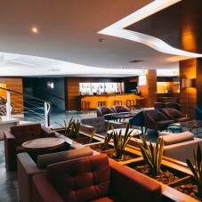 Seating area at The Piazza Bar